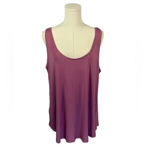 A New Day Dusty Rose Pink Scoop Neck Tank Top (Size L)